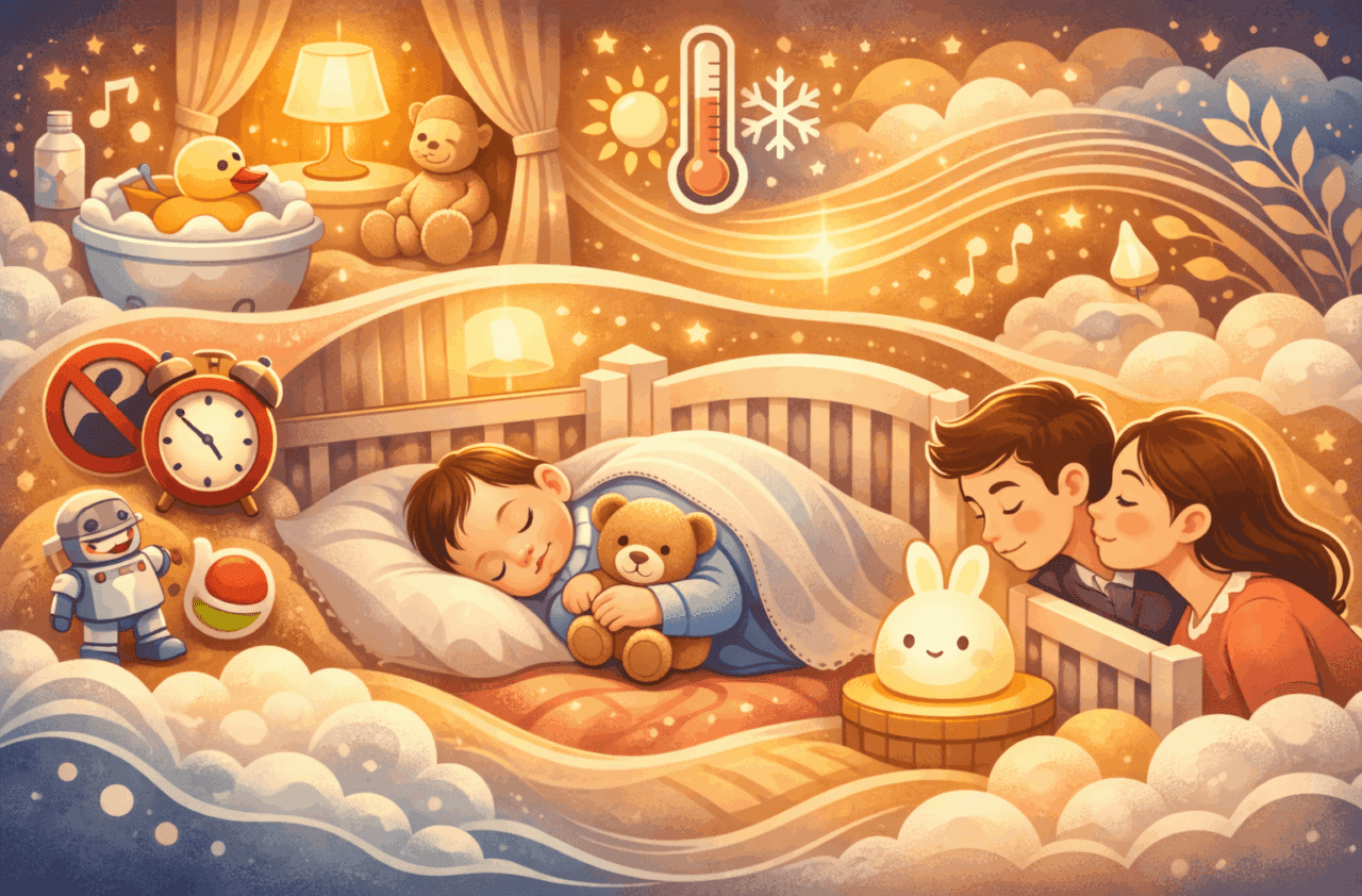 Dicas práticas para ajudar o bebê a dormir melhor todas as noites